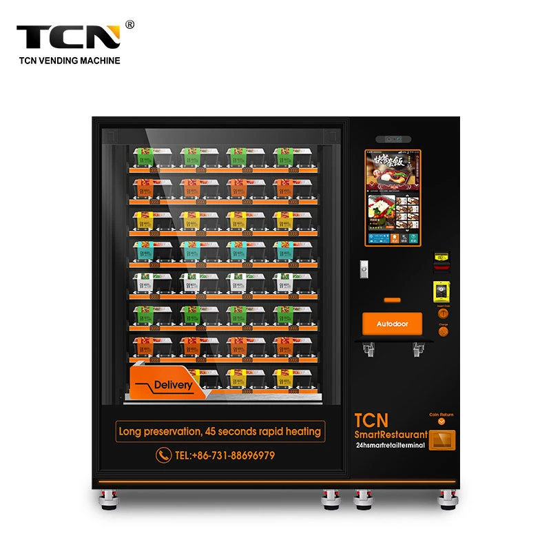 Tcn Hot Food Meal Lunch Box Prep Food Vending Machine