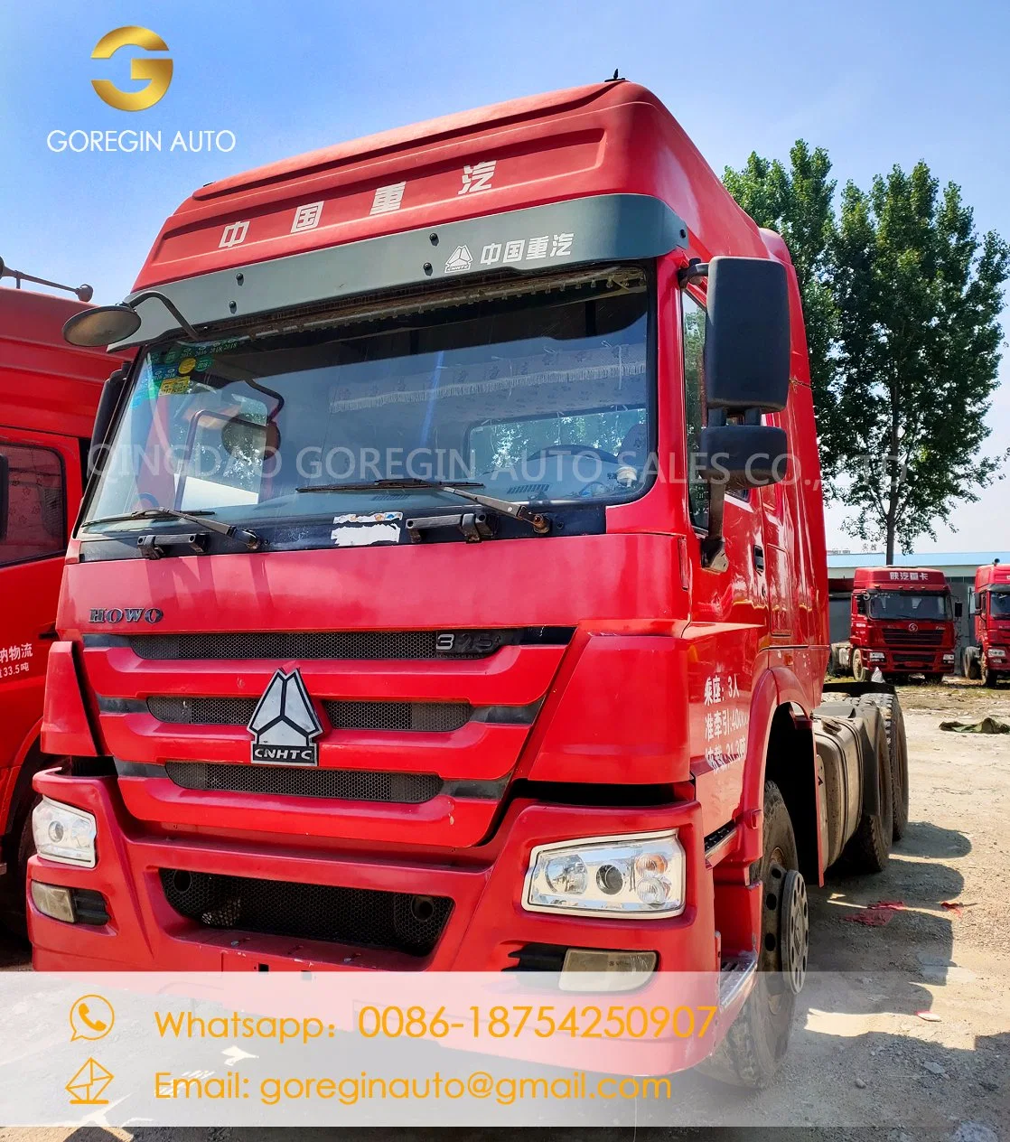 Sinotruk HOWO A7 6X4 3 Axle Tractor Trailer Head Truck for Sale Zz4257V3247n1b