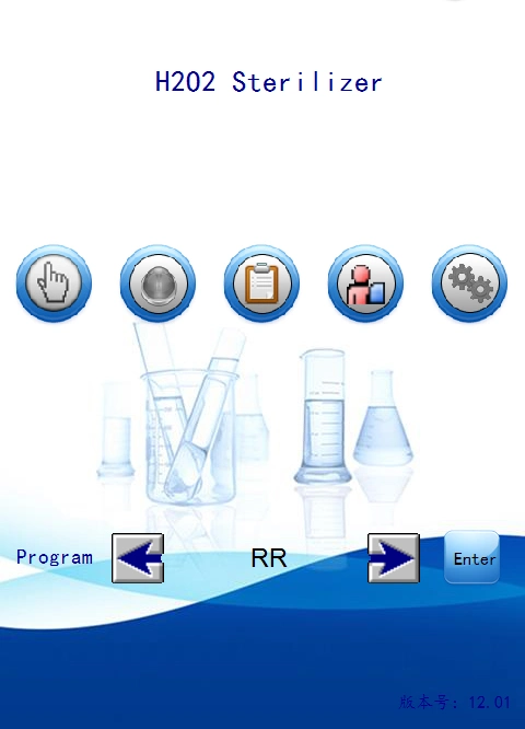 H2O2 de Plasma de peróxido de hidrógeno de Vapor esterilizador de aire