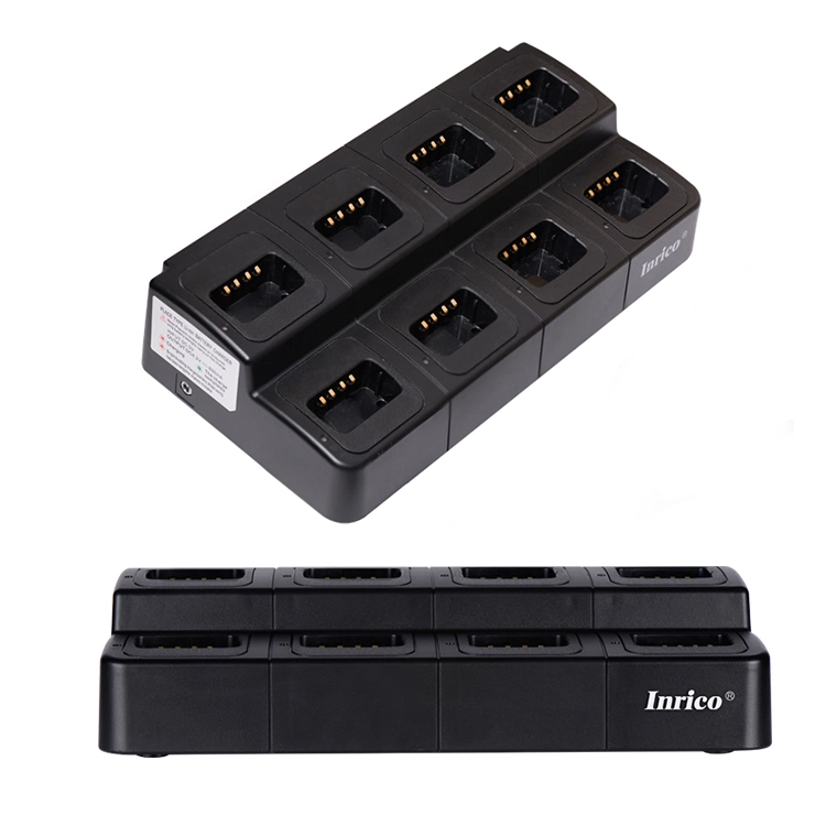 Inrico Mc-199 Two Way Radio Battery Charger 4G Walkie Talkie Eight Multi-Unit Charger for T529