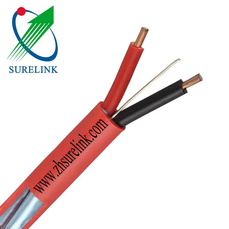 18AWG 20AWG 24AWG экранированный неэкранированный кабель пожарной сигнализации доказательством высокой температуры 2c 4c 1,5 мм огнестойкие нагрева кабеля