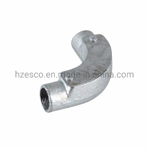 Hot DIP Galvanized Malleable Iron with Cover Channel Inspection Elbow