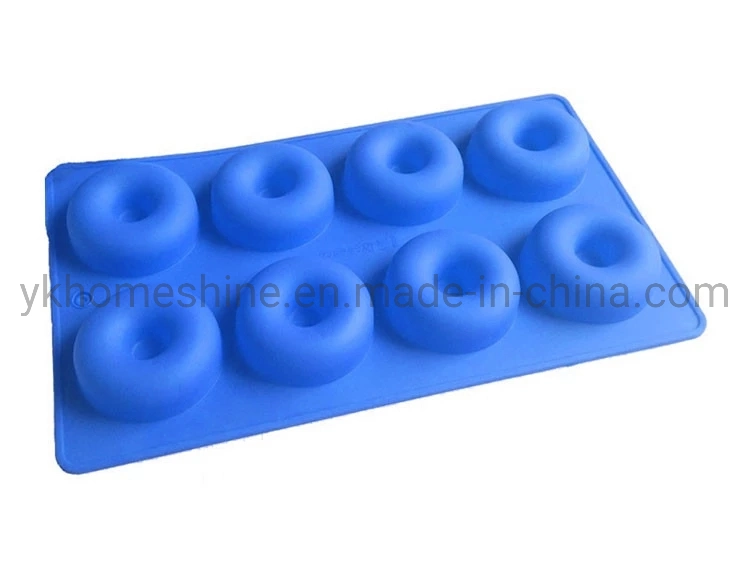 8 Holes Silicone Round Shape Doughnuts Mold Donut Chocolate Cake Mold