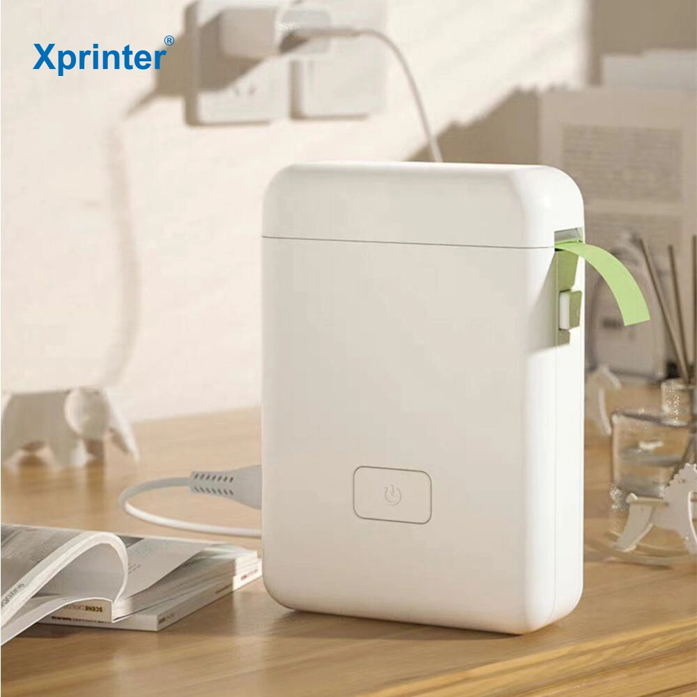 Xprinter XP-HP2 Batterie mit großer Kapazität Mini Tragbare drahtlose Thermal-Aufkleber Drucker