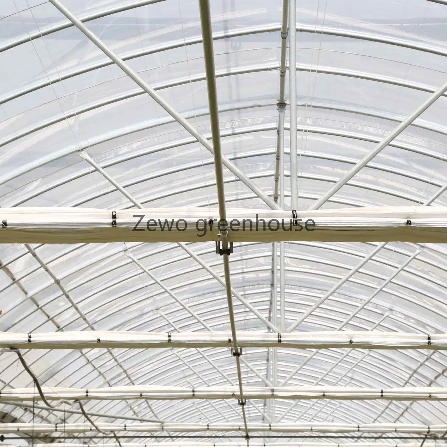 Intelligent Agriculture Multi Span Arch-Type Film PE Greenhouse for Vertical Farming Agriculture of Vegetables