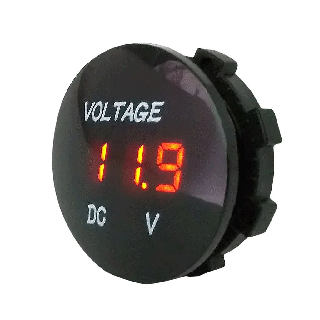 Universal Car Motorcycle Voltage Meter Monitor DC5V-48V LED Panel Digital Voltage