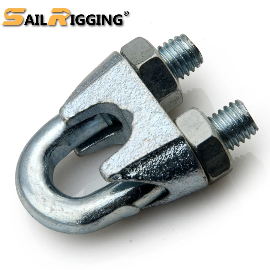 DIN741 Galvanized Malleable Wire Rope Clip Drop Forged Cable Clamp