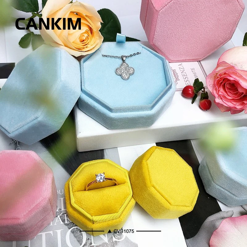 Cankim Ring Jewelry Box Ornament Gift Storage Ring Box Jewelry Logo Boxing Ring for Sale