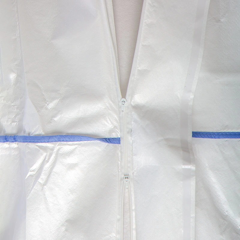 in Stock Disposable Coverall Medical Protective Clothing Water Proof Material