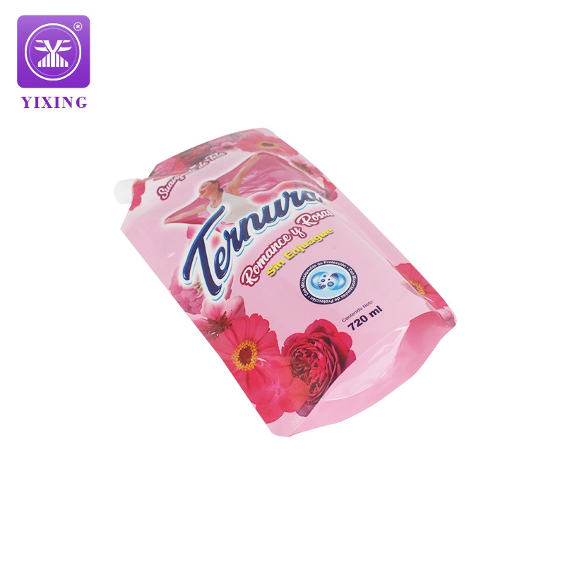 Customization Hair Color Cream Plastic Laundry Detergent Powder Liquid PAC Bag Stand up Pouch Recyclable with Spout Top