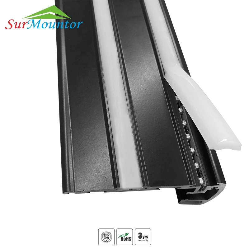 Aluminum Profile Step Lighting Extrusion up and Down Stair Edge Lighting Indoor