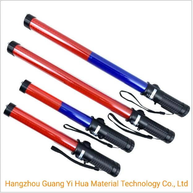 Rechargeable Traffic Baton Traffic Safety Control Baton Airport Security Battery Marshalling Baton LED Traffic Flash Light Traffic LED Wand Stick Baton Chw