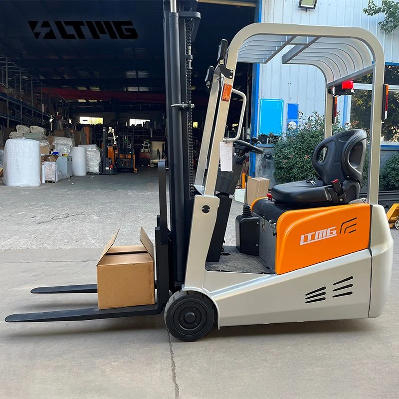 2024 Ltmg batería alimentado Forklift 1,5 Ton 1,8 Ton 2 Camión de alcance de la carretilla elevadora eléctrica ton 3 Ton con neumáticos sólidos