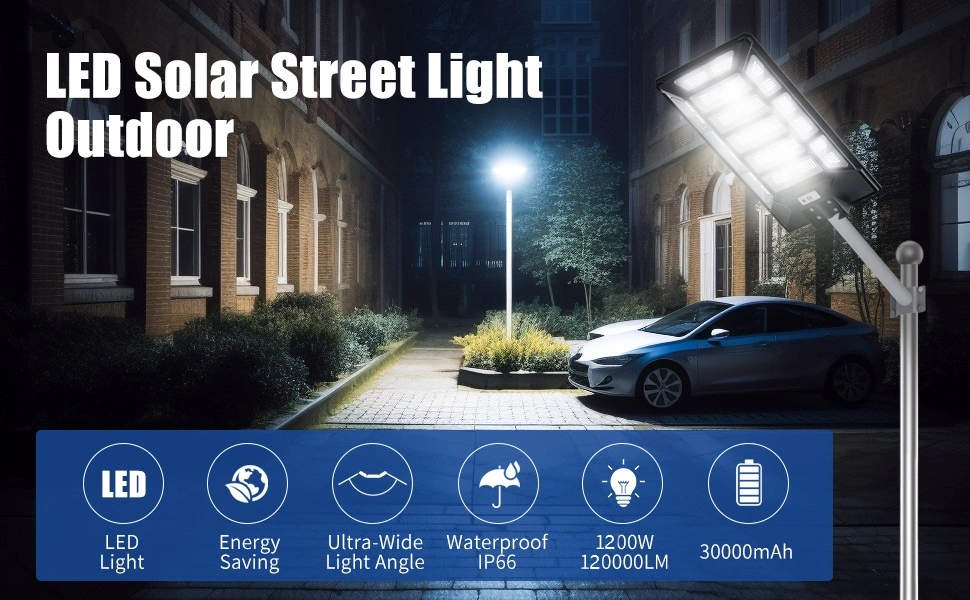 Hot Selling Solar Parking Lighting Flood Light Waterproof IP65 Remote Sensor Integrated All in One Solar LED Street Light Outdoor Wall Lamp