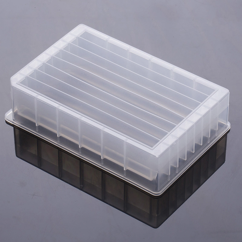 180ml 8 Channel Troughs Reagent Reservoir - Sbs Standard PP Material