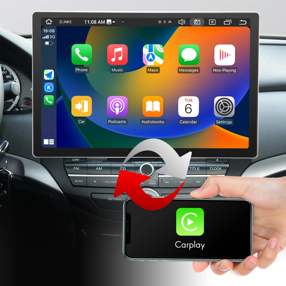 13,3 pulgadas Ford Mustang 10-14 modelos CarPlay Android Navegación