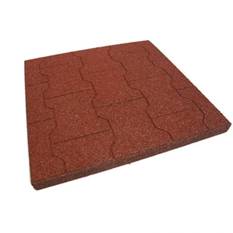 Horse Stable Colorful and Durable Dog-Bone Rubber Tiles