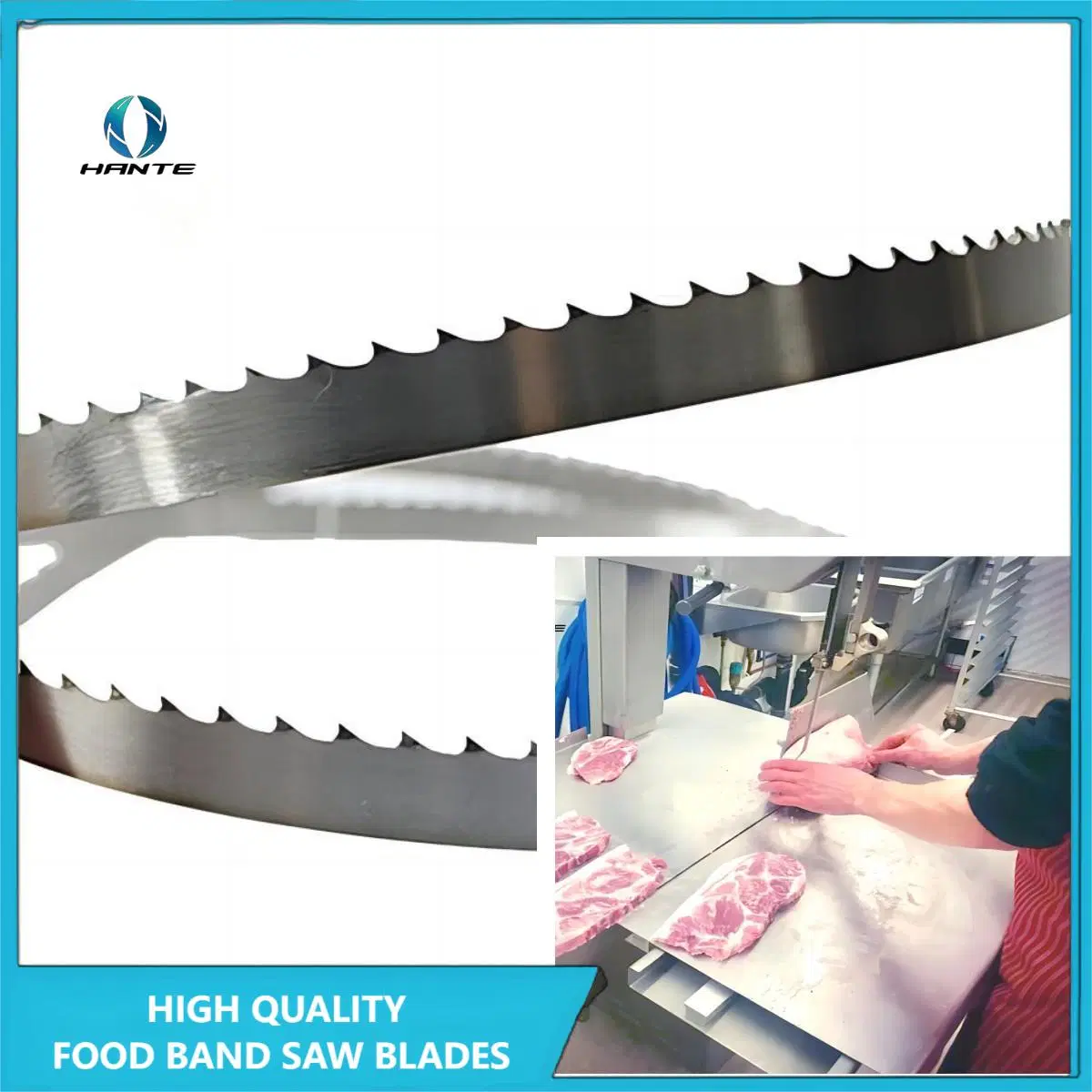 China Manufacturer Tempering Band Saw Blade Cutting Wood Meat Bone Frozen Food