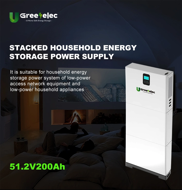 U-Greenelec 5Квт 10,2 квт мощности настенные литиевая батарея, 51.2V крепится к стене дома солнечной литиевая батарея Pack