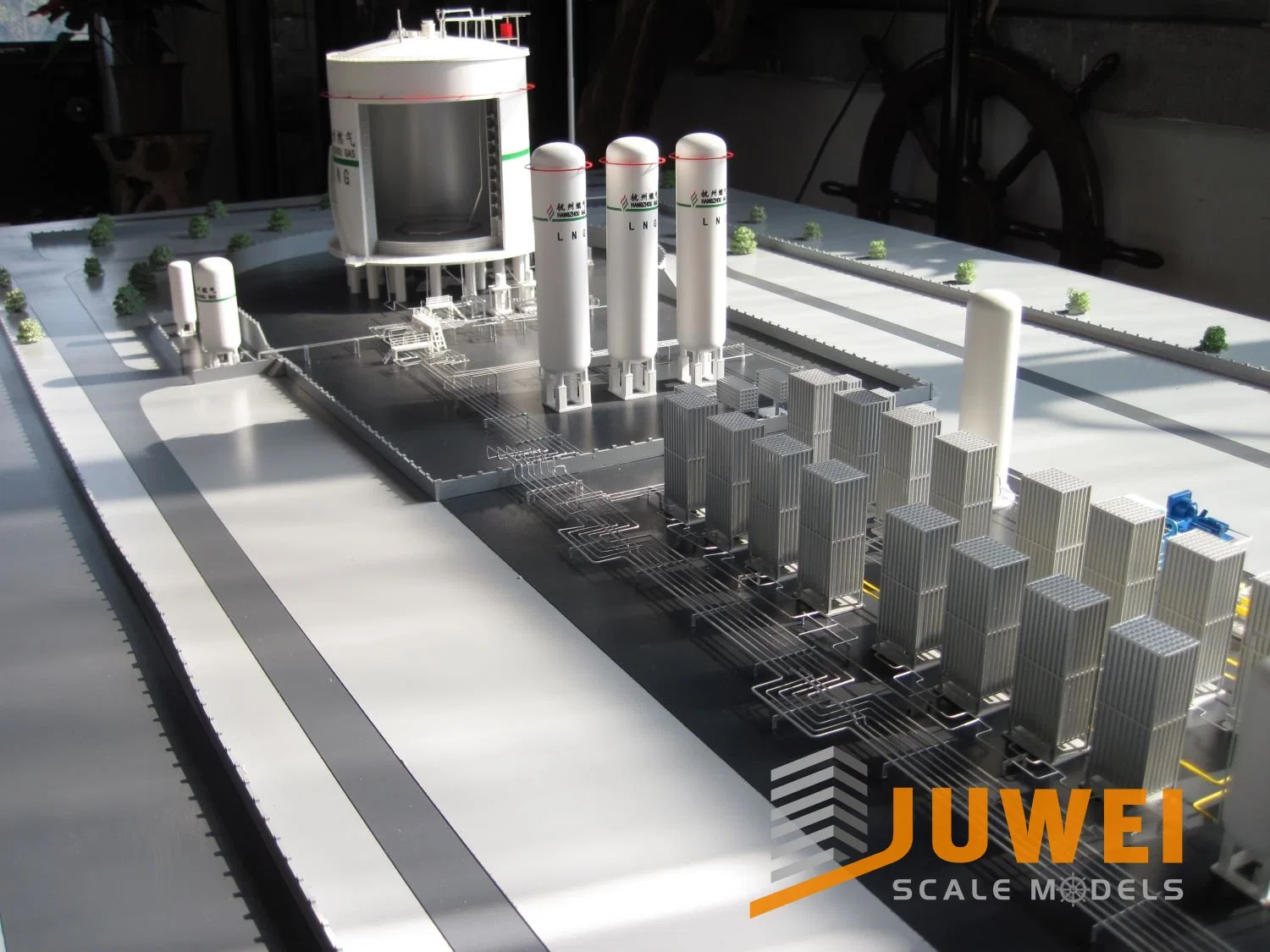 3D Physical Industrial Equipment System Model of Gas Plant (JW-62)