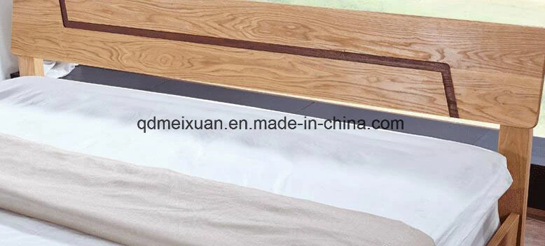 Solid Wooden Bed Modern Double Beds (M-X2339)