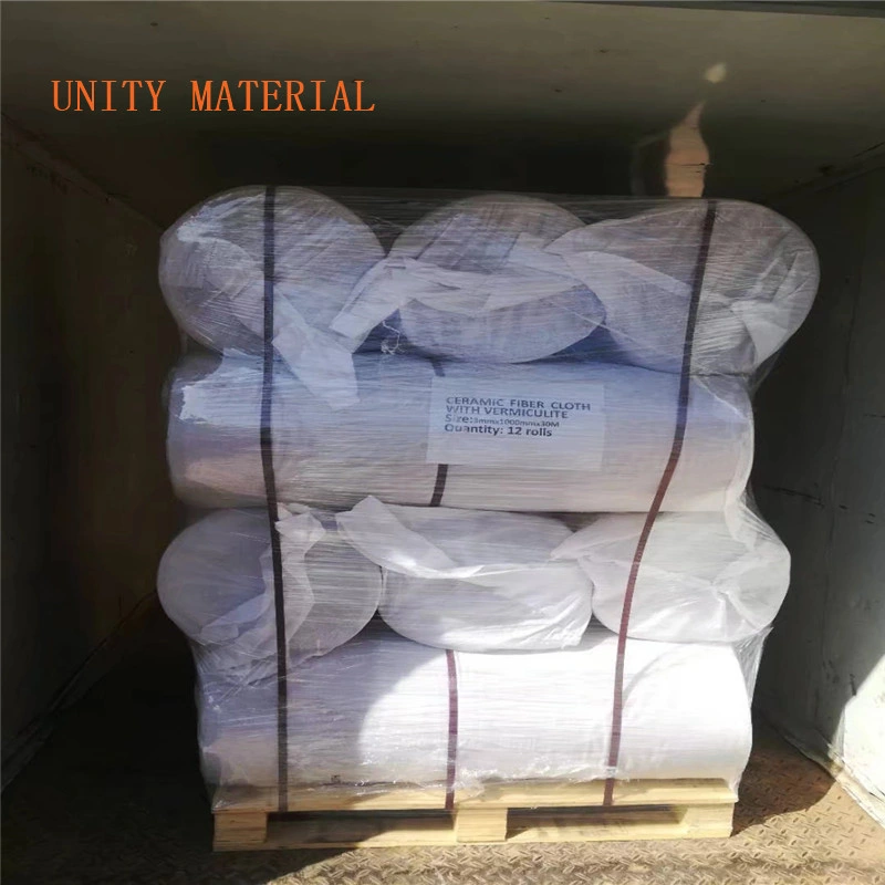 1 2 3mm Glass Wool Reinforced Cloth Ceramic Fiber Textiles