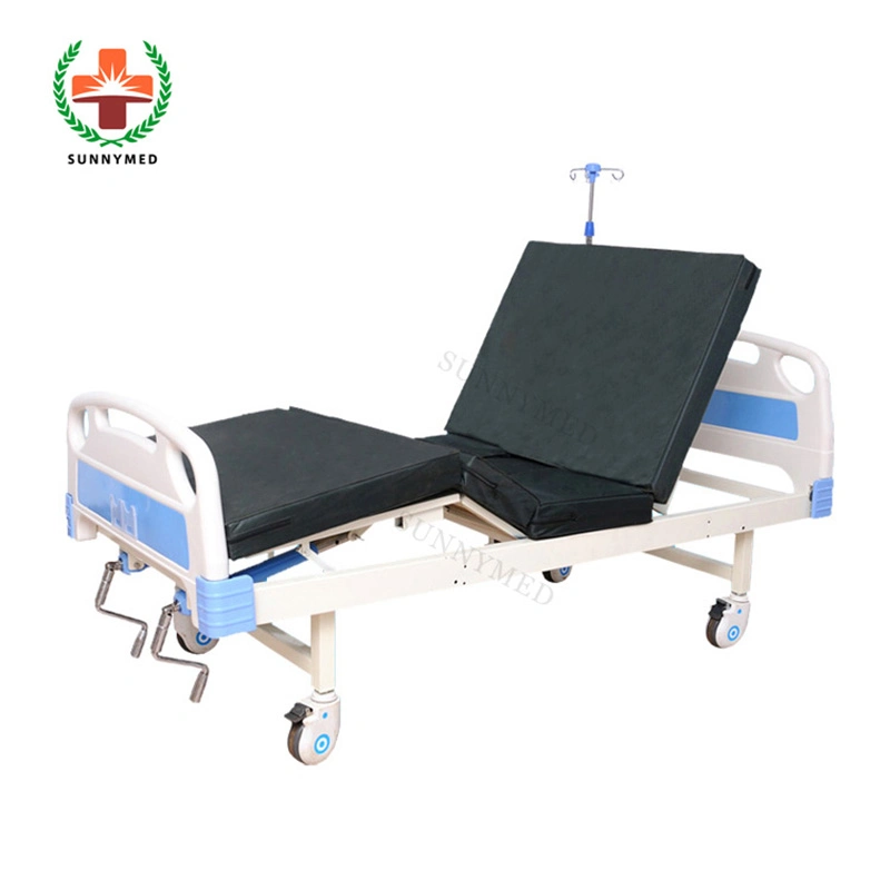 Sy-R009 2 Crank Hospital Nursing Care Bed Cheap Patient Bed