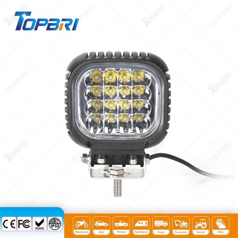 La iluminación del automóvil de camiones de 5 pulgadas 48 W CREE Cabezal LED luces de trabajo