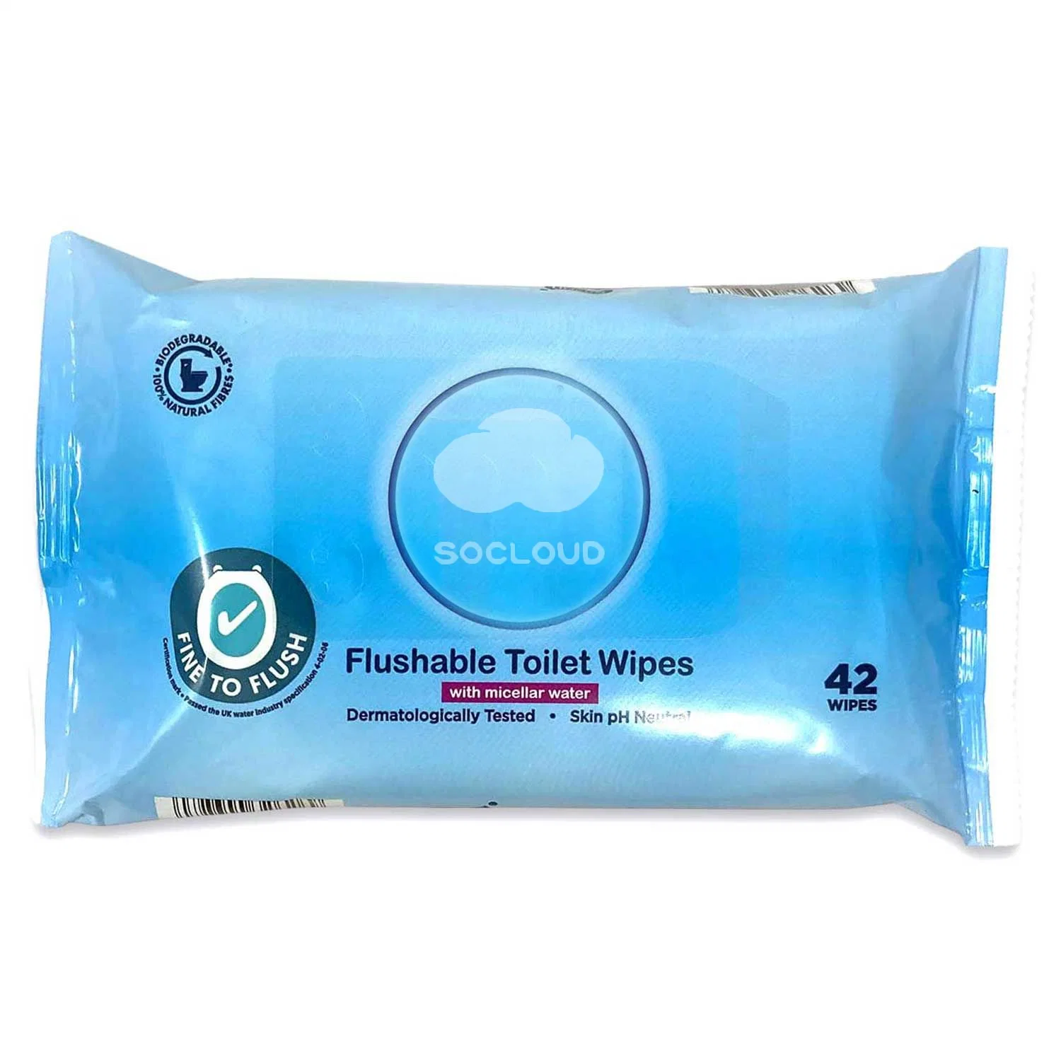 Wholesale Baby Natural Wet Facial Biodegradable Flushable Toilet Cleaning Wipes