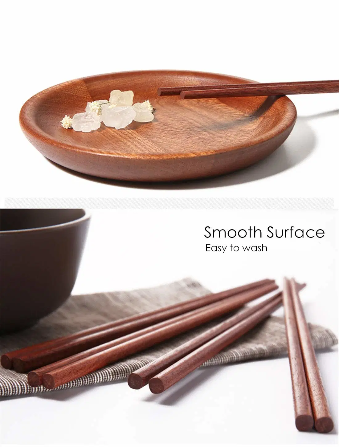 Wholesale/Supplier Reusable Chinese Wooden Cooking Eating Dishwasher Safe Natural Health Chopsticks