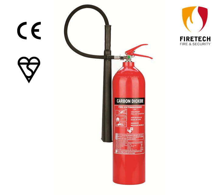 5kg de CO2 portátil extintores de incendio de un material6061 - Ce, Bsi aprobado