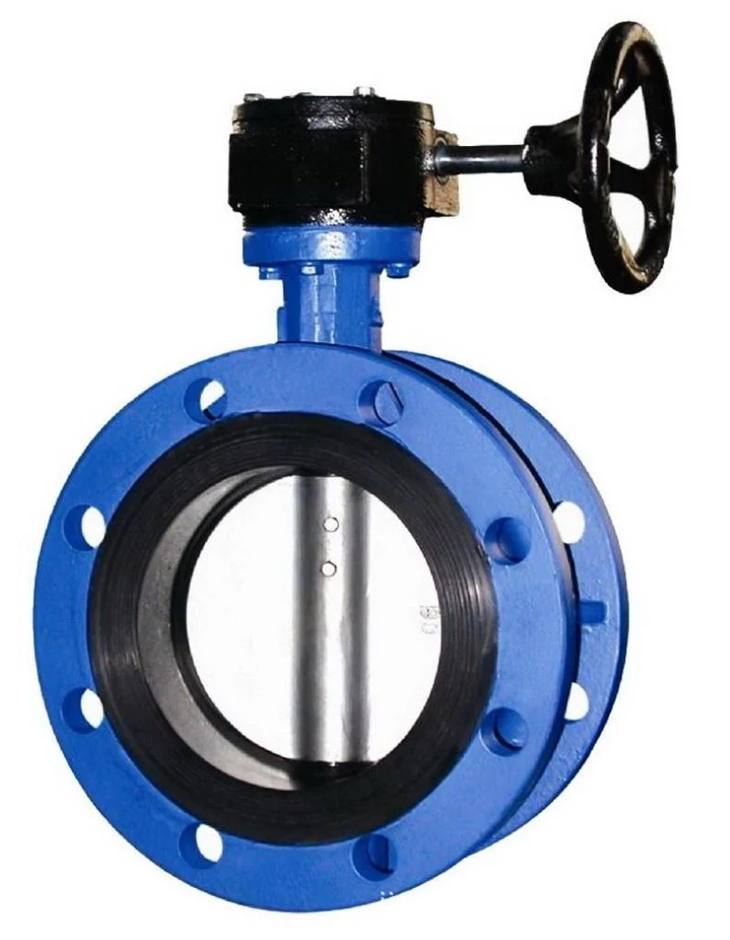 Gear Operated Soft Seat Flange End Butterfly Valve