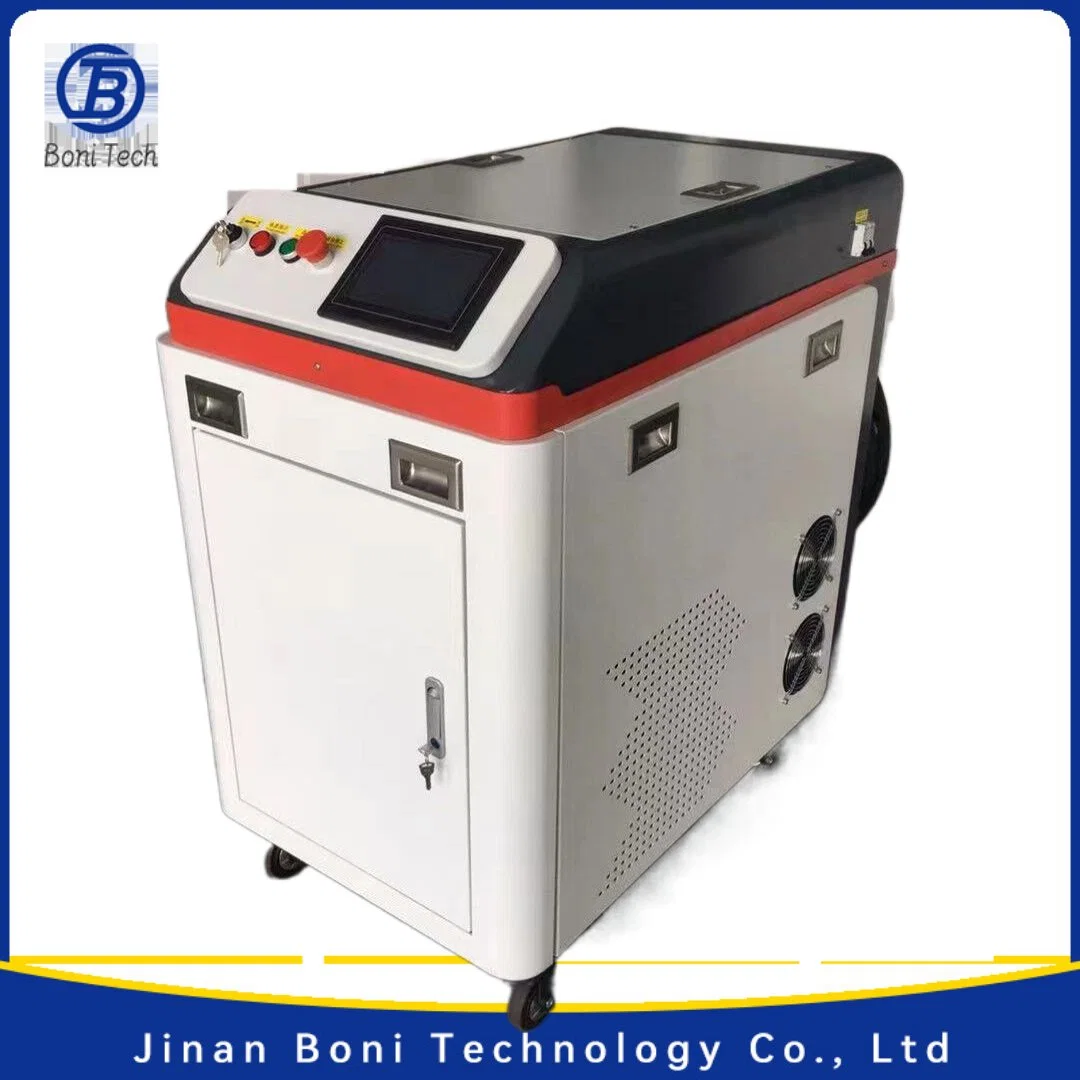 50W 100W 200W Metal Rust Oxide Painting Coating Graffiti Removal Laser Cleaning Machine