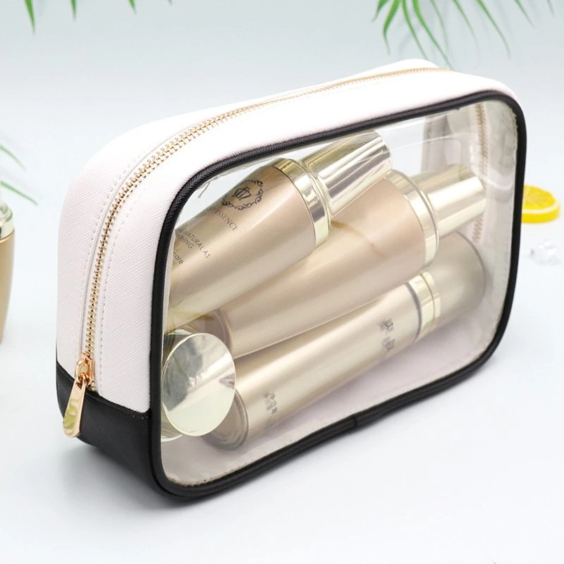 Clear Plastic PVC Cosmetic Travel Makeup Bag