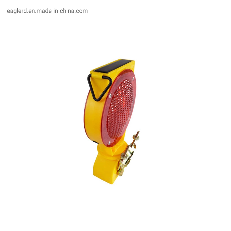 Solar Flashing LED Traffic Barrier Warning Light