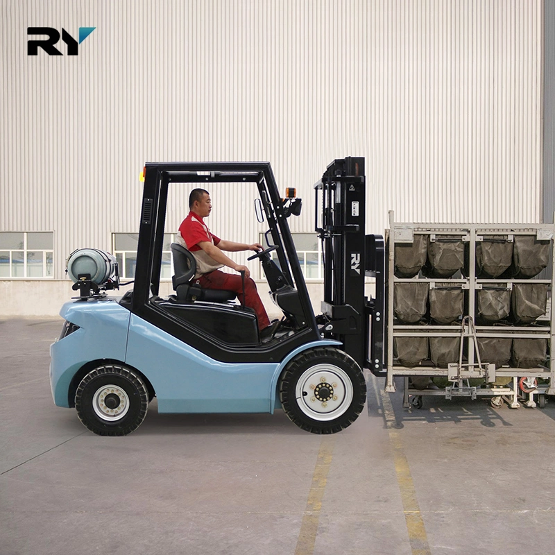 3000~5000mm 500mm Royal Standard Export Packing Manual Hydraulic Gas Forklift