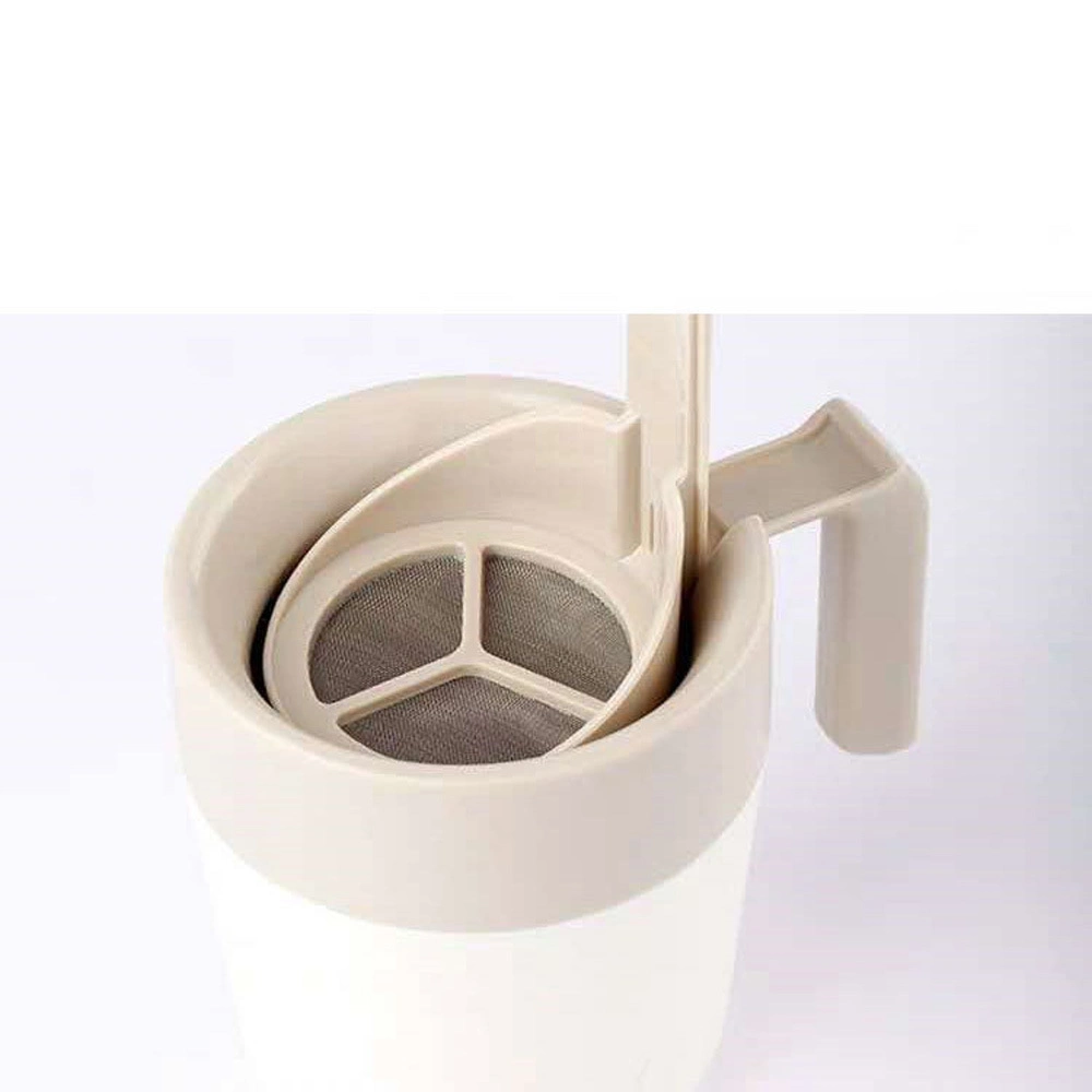 Café portátil o hojas de té Plunger taza de doble capa Bl15758