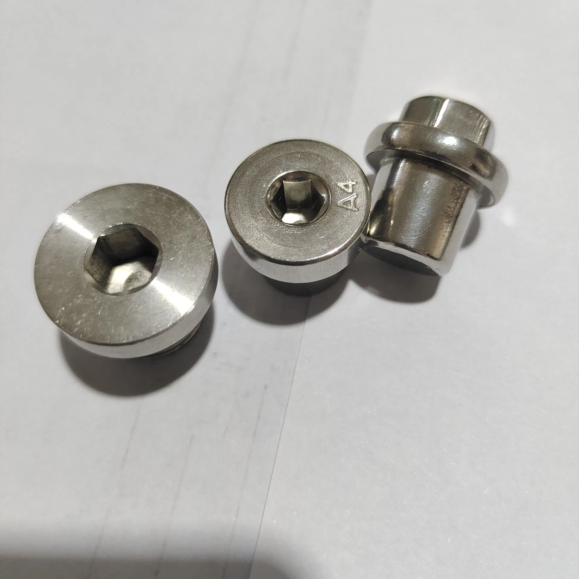 Stainless Steel Oil Plug, Hexagon Socket Plug, Automobile Hardware, Stainless Steel Solid Nut