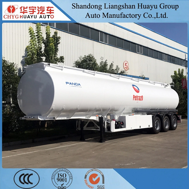 3-Axle 45cbm 6-Compartment Aluminium Alloy Oil Tank Semi Trailer