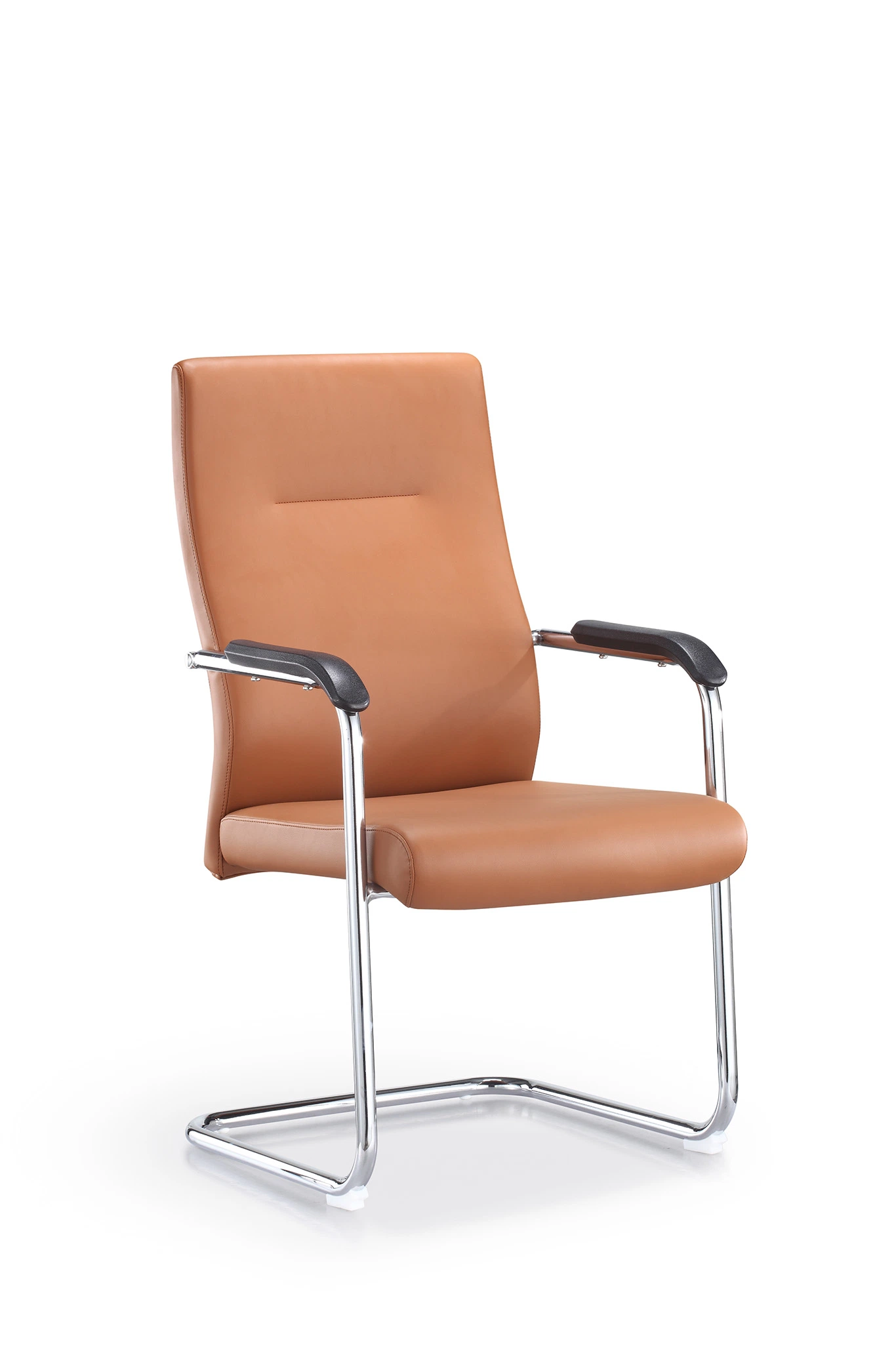 Factory Price Office Meeting Room Brown Leather Conference Chair