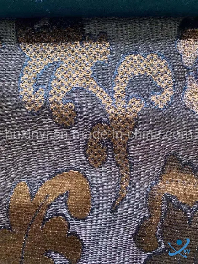 Fashion 100% Polyester Modern Woven Jacquard Upholstery Fabric