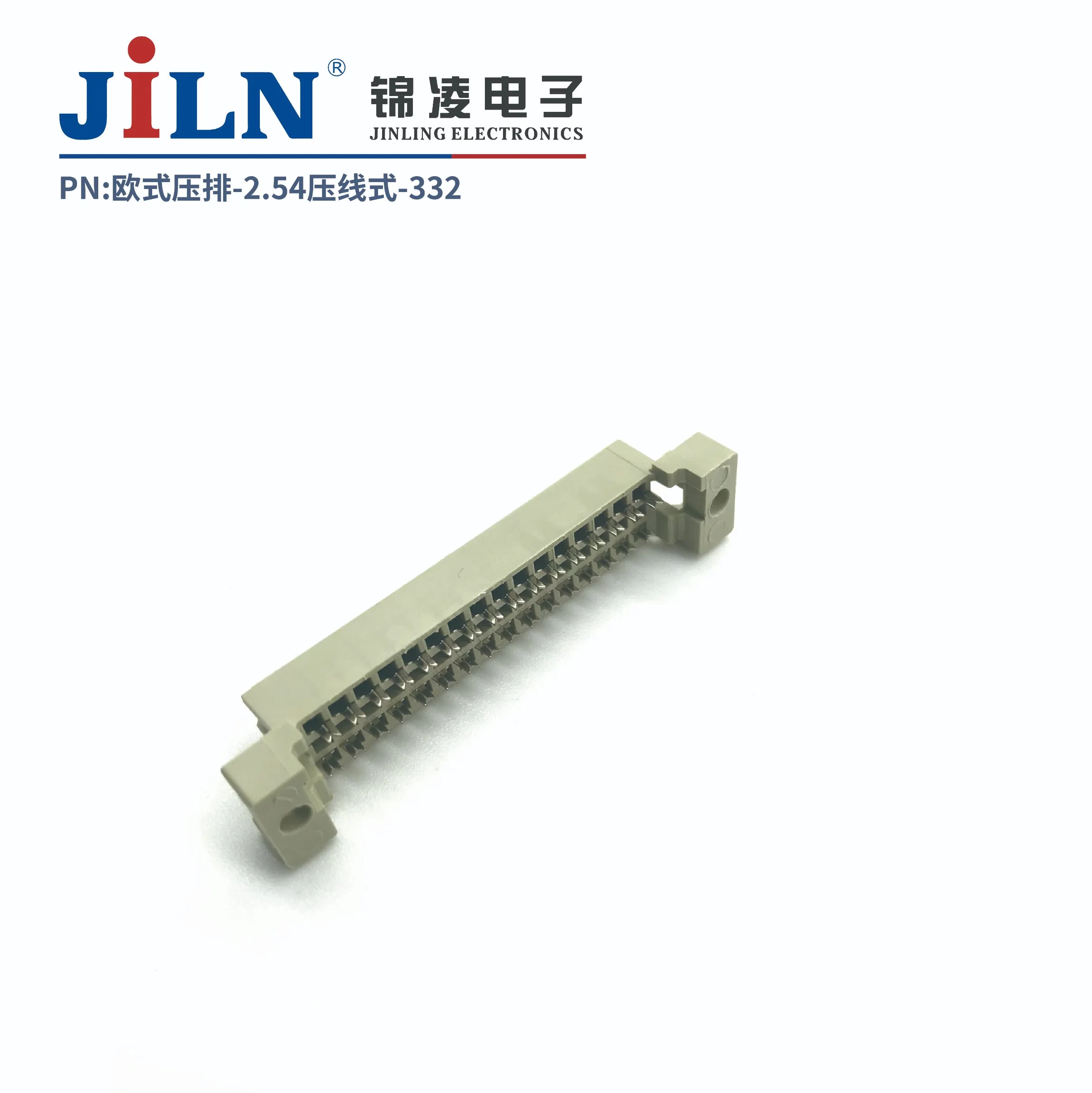 2023 الحالي الموصل الرئيسي صناعة حلول التطبيقات Jiln DIN 41612 الموصل 2.54 Crimping Socket 332 صفًا