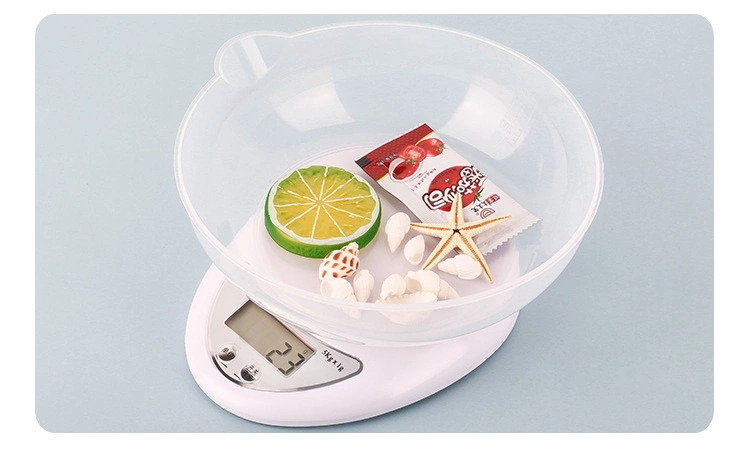 Electronic Household Small Kitchen Scale with Bowl Digital Scale