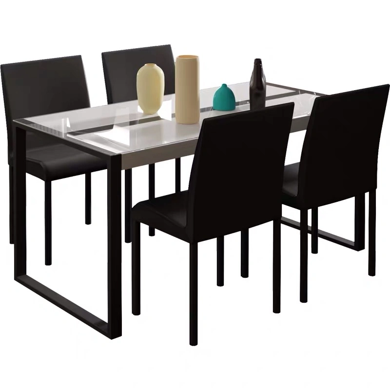 Classic Modern Restaurant Home Dining Kitchen Furniture Dining Chair Wooden Marble Dining Table (UL-9D228)