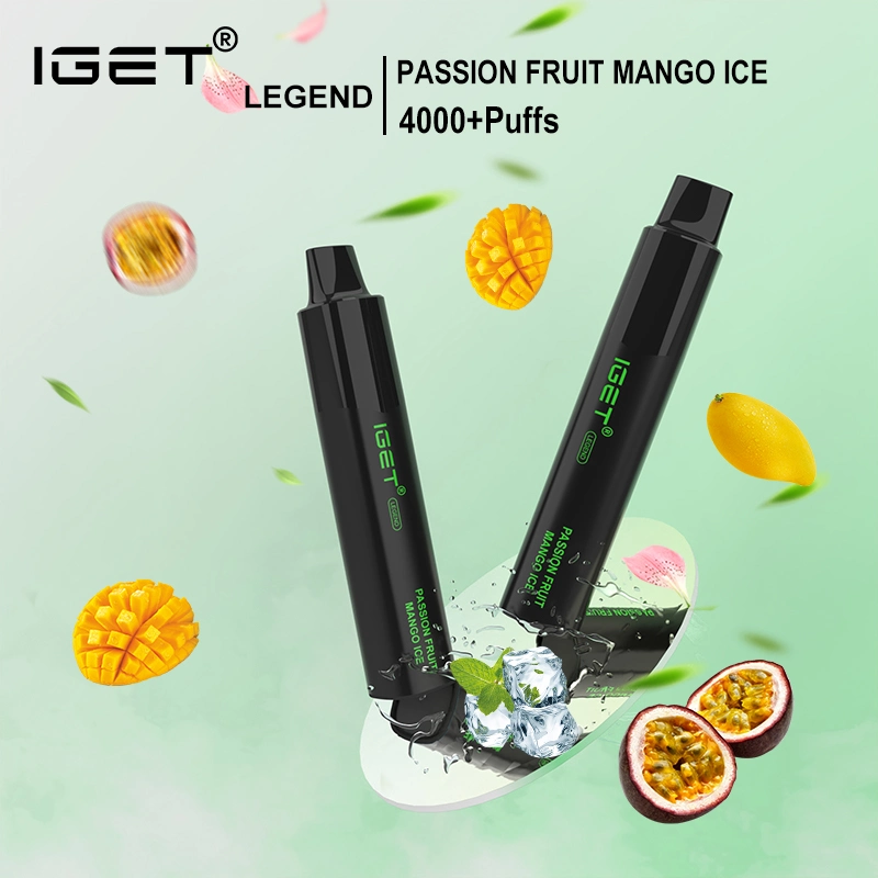 Hot Selling 20 Flavors Iget Legend 12ml Liquid Ecig Disposable Vape Pen