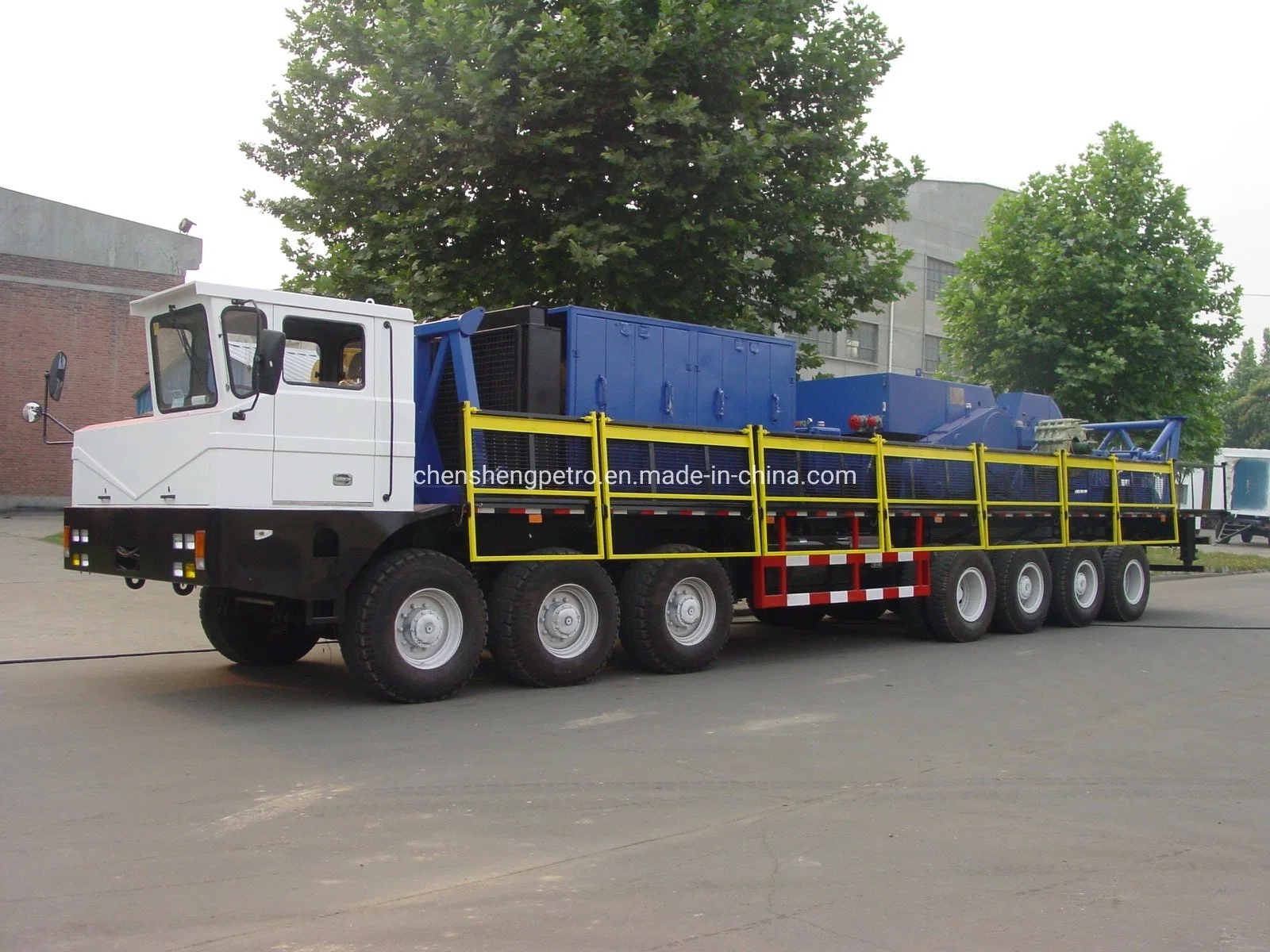 الحفر البري لزيت Zj30 وXj750 Workover Rig 130t 3000mtruck نظام دوران خزان الطين المُثبَّت بمجمع حفر الحفر، Zyt Petroleum المعدات