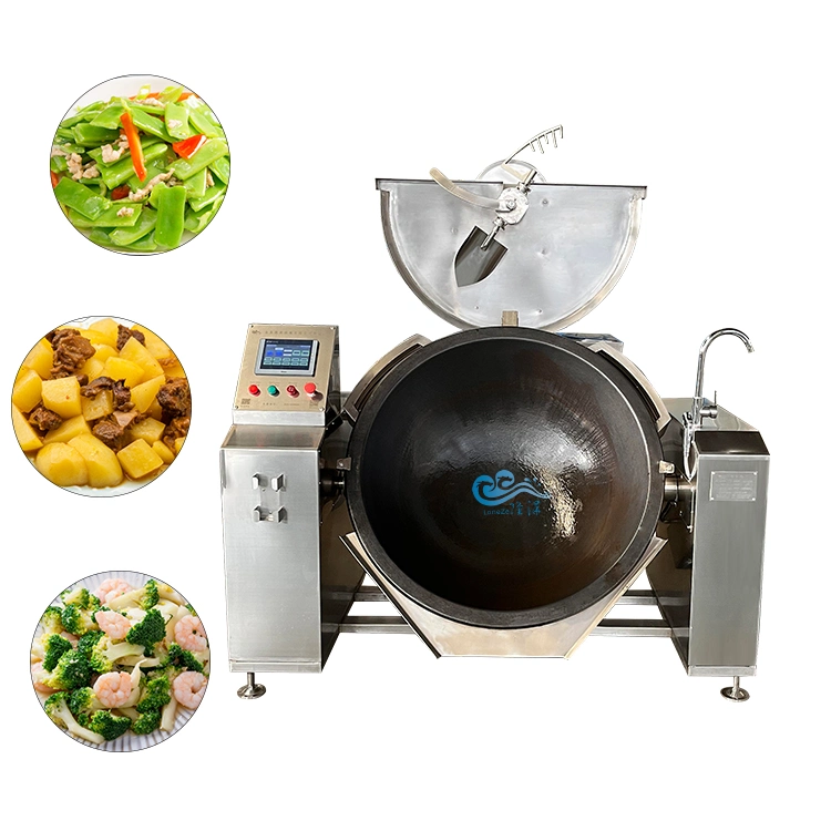 Hot Selling Universal Cooker with Mixer for Vegetables Large Capacity Cast Iron Cooking Machine