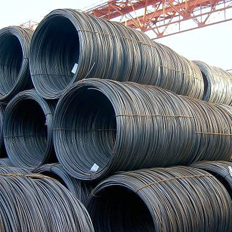 SAE1006 SAE1008 SAE1010 Q195 Q235 5.5mm 6.5mm Low Carbon Hot Rolled Steel Wire Rod