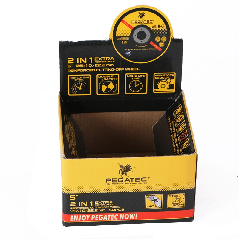 Pegatec 125X1X22.2mm Resin Bond Abrasive Cutting Wheels