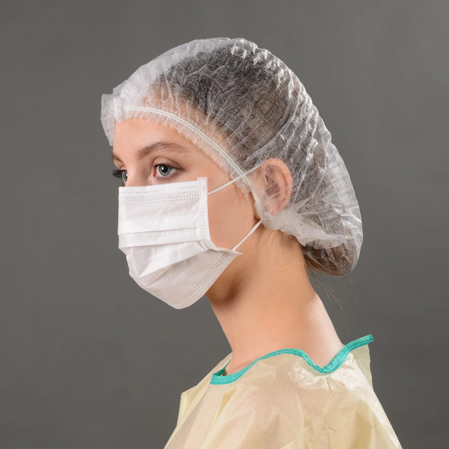 Disposable Nonwoven Face Mask with Earloops in CE Approved From Topmed